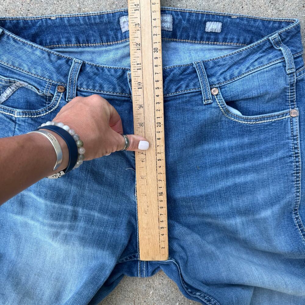 Ariat 33S Rebar Perfect Rise Riveter Boot Cut Jeans in Malibu 10041067 - Picture 9 of 11